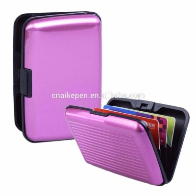 RFID Blocking waterproof metal wallet credit card holder