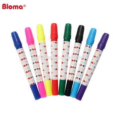 Free Sample Double Ended Stamp Marker Water Color Marker for KIDS DIY in 8 different designs