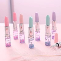 Cute Fashional 0.5mm Promotional Creative Floating Liquid Glitter Lipstick Pen For Gift